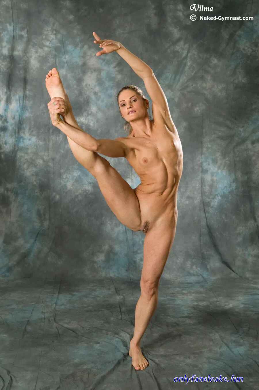 woman athlete naked