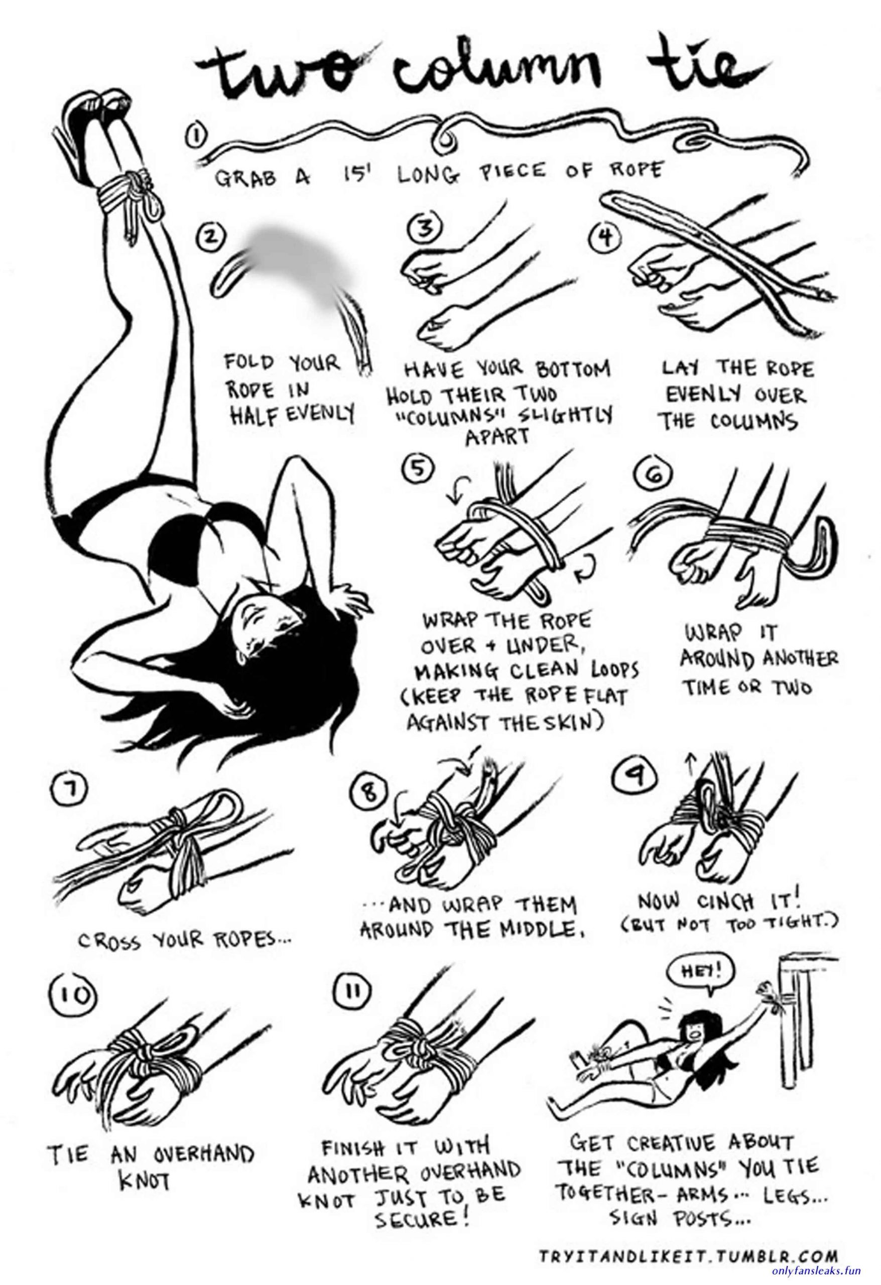 selfbondage single rope