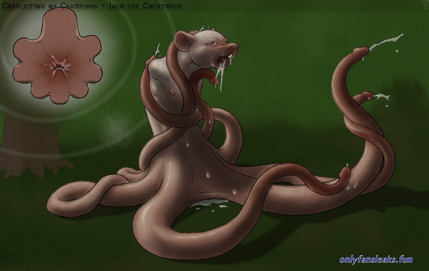 tentacles sucking a dick