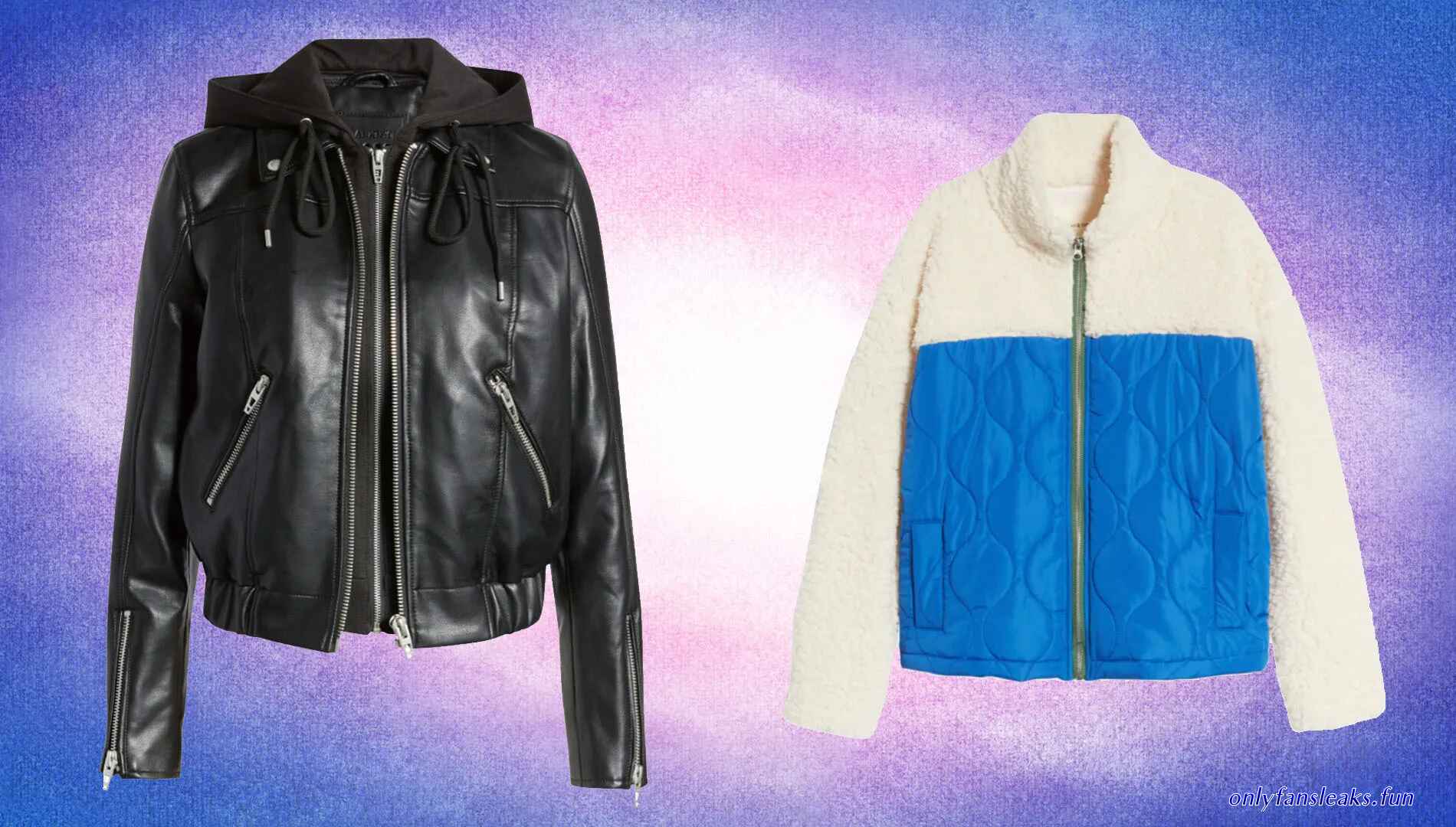 leather coat wrapped around his head and wanked off