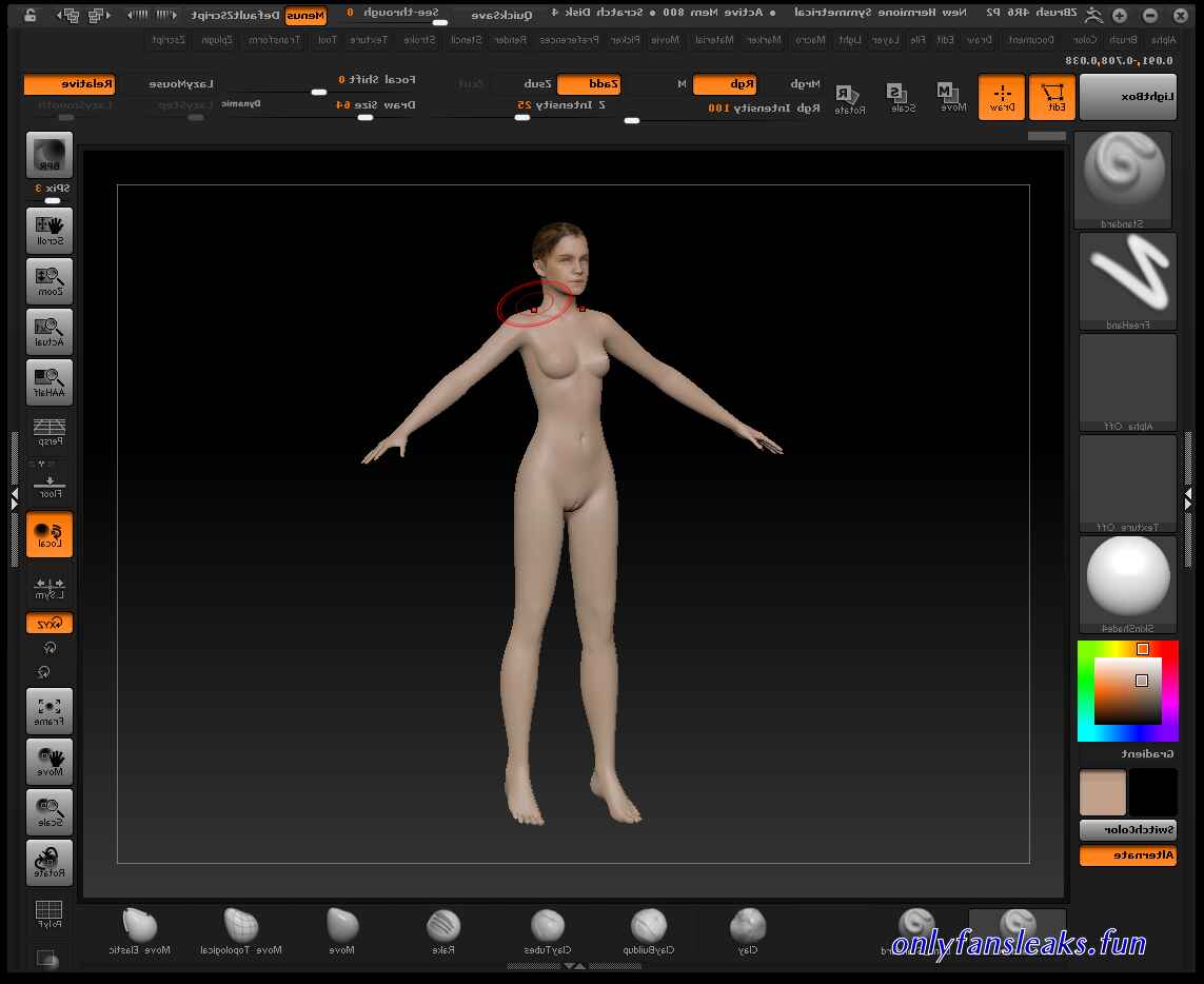 hermione granger nude