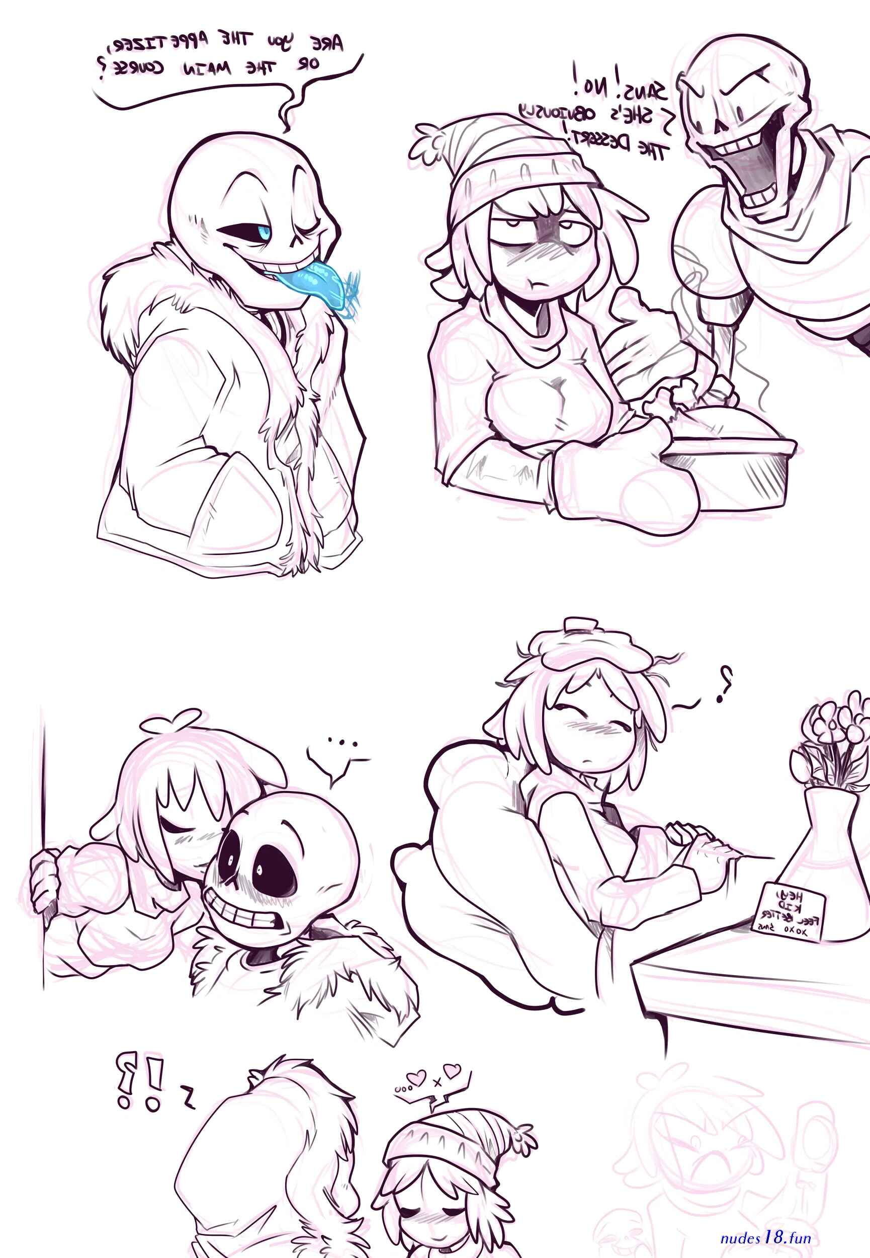 sans goth porn
