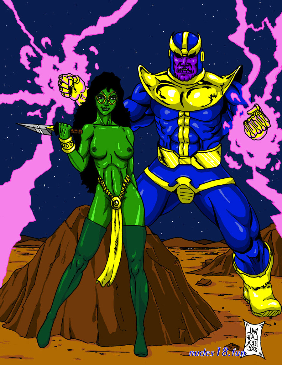thanos as a girl nude