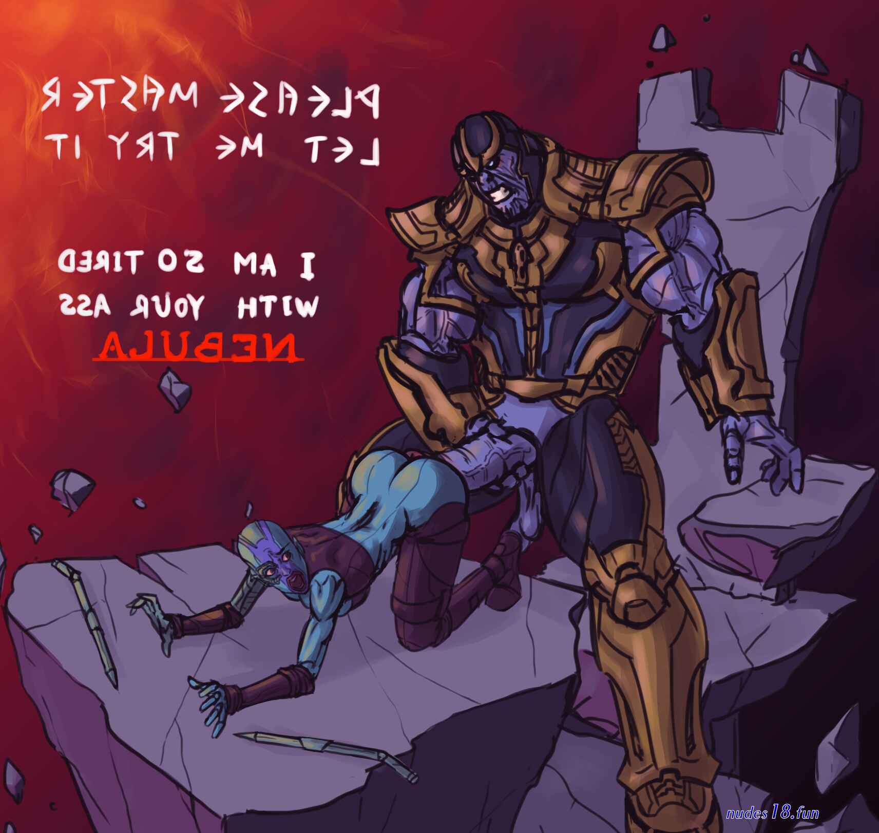 thanos as a girl nude