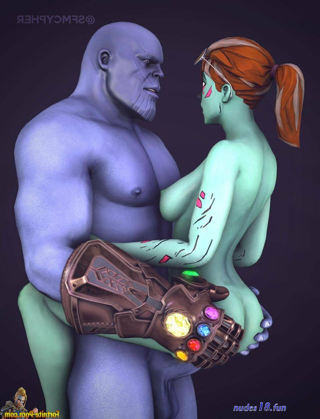thanos as a girl nude
