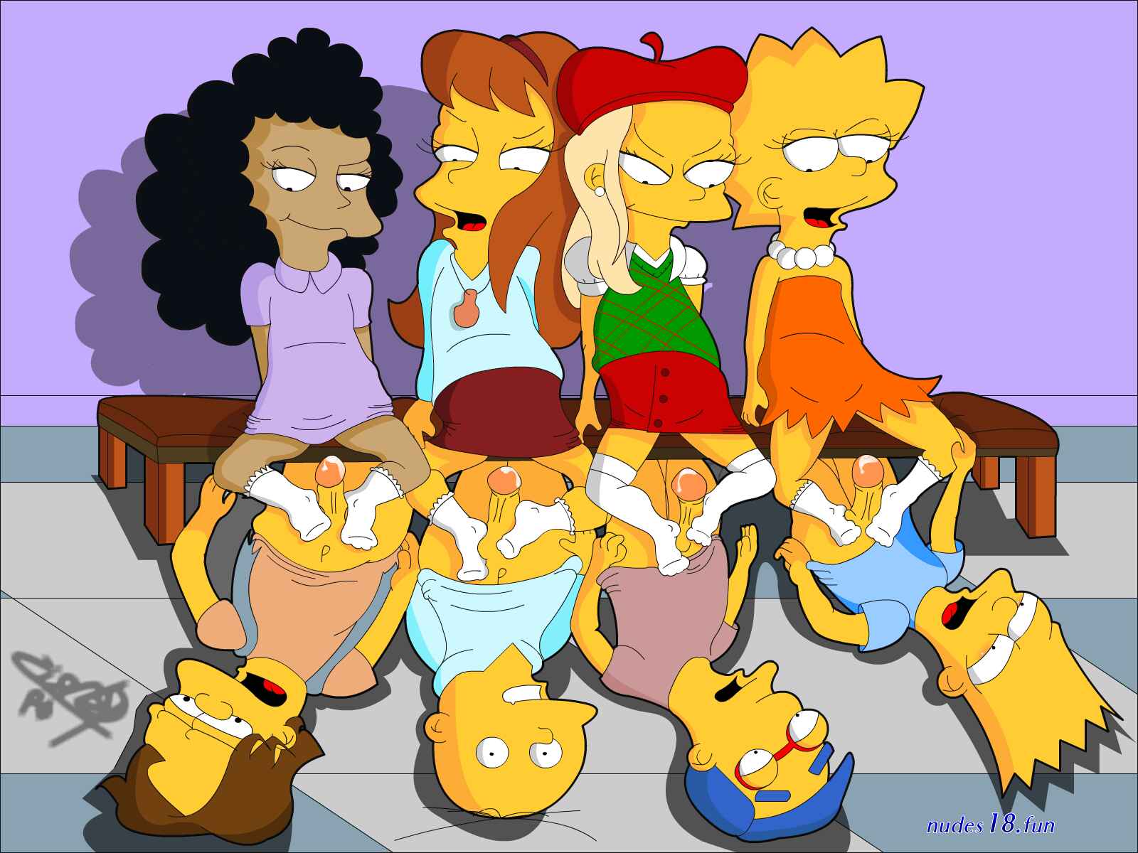 lisa nude toon