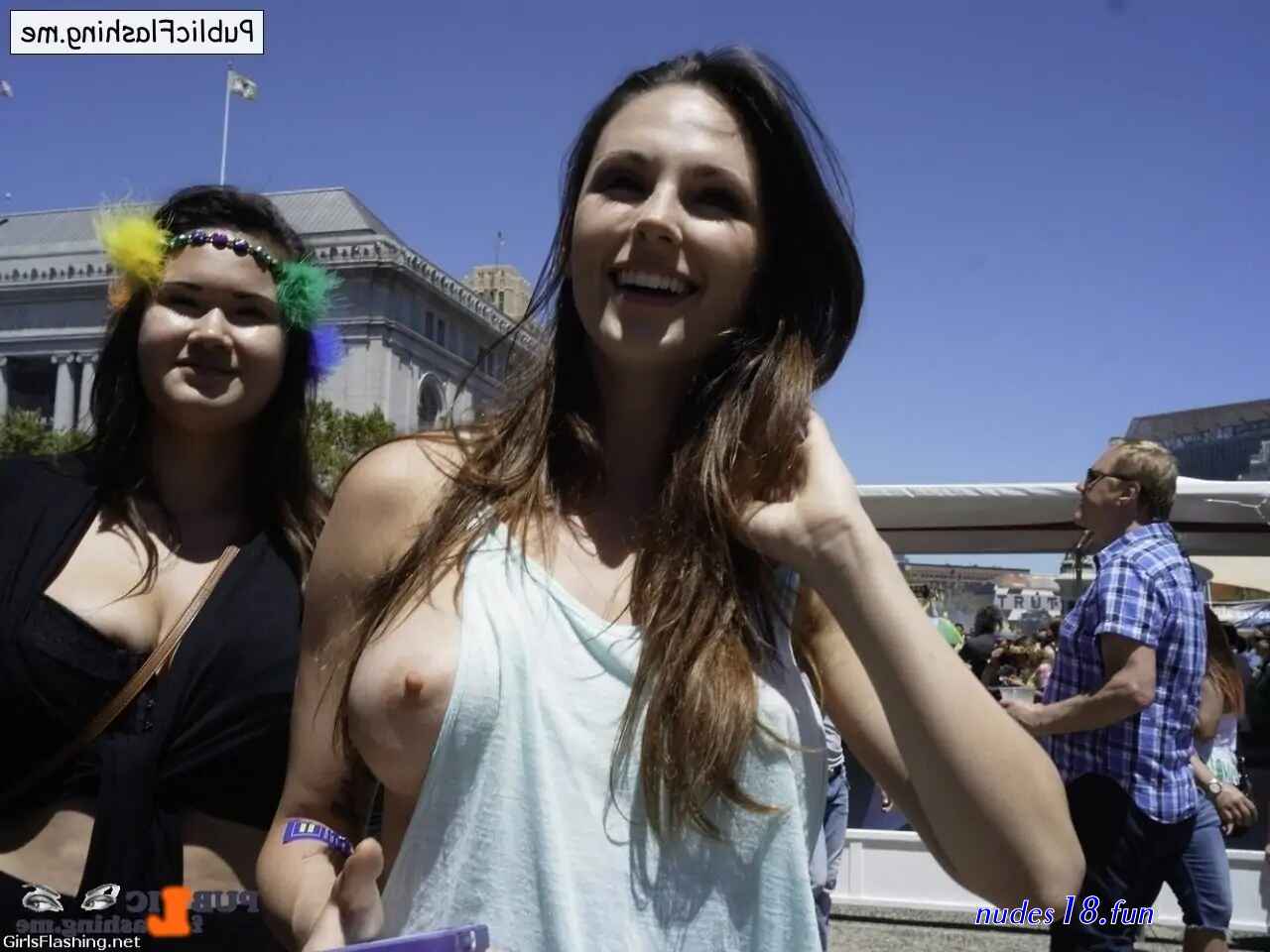 amatuer big teen public nipple pic