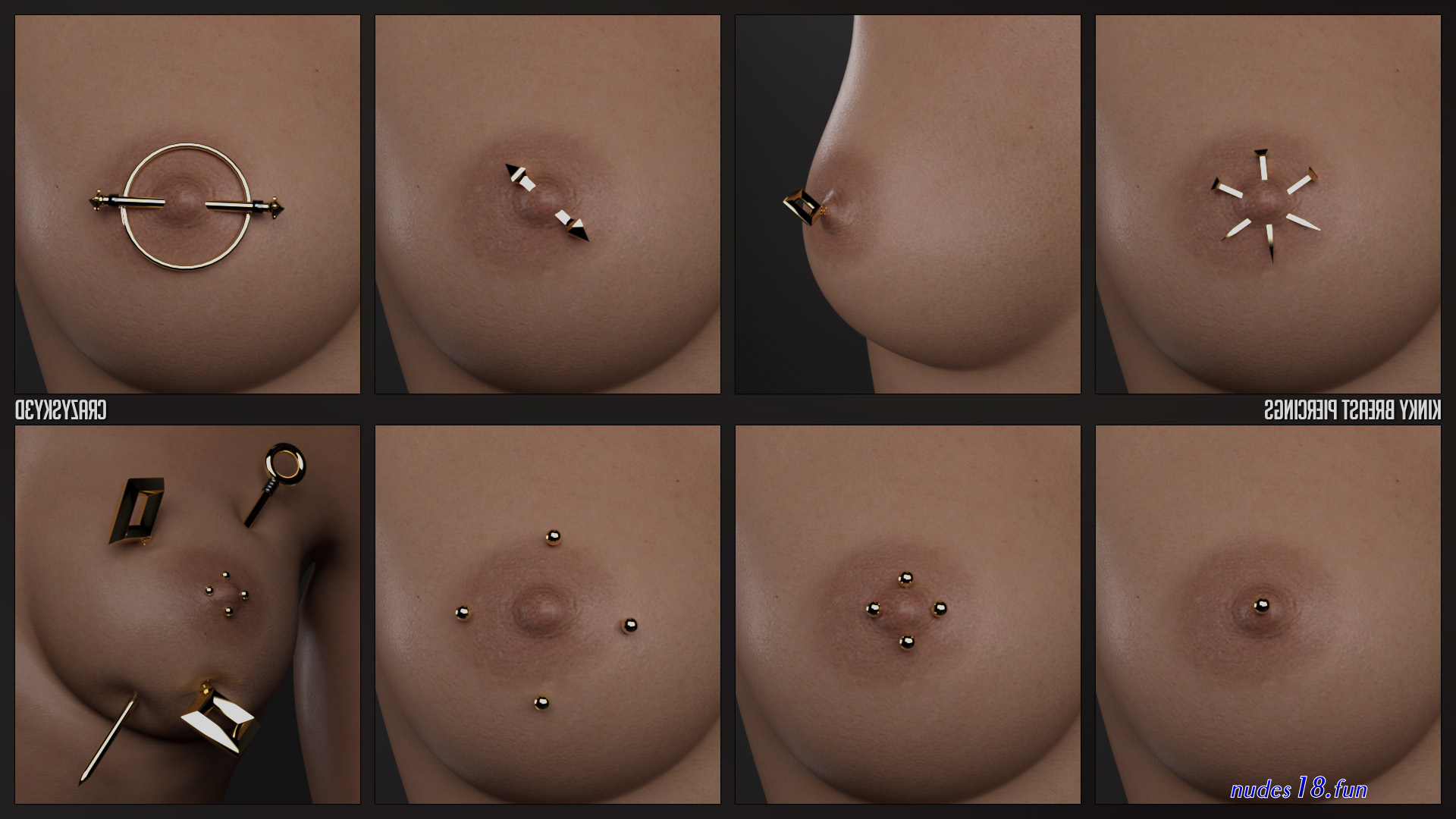 morph boob piercing nipple porn