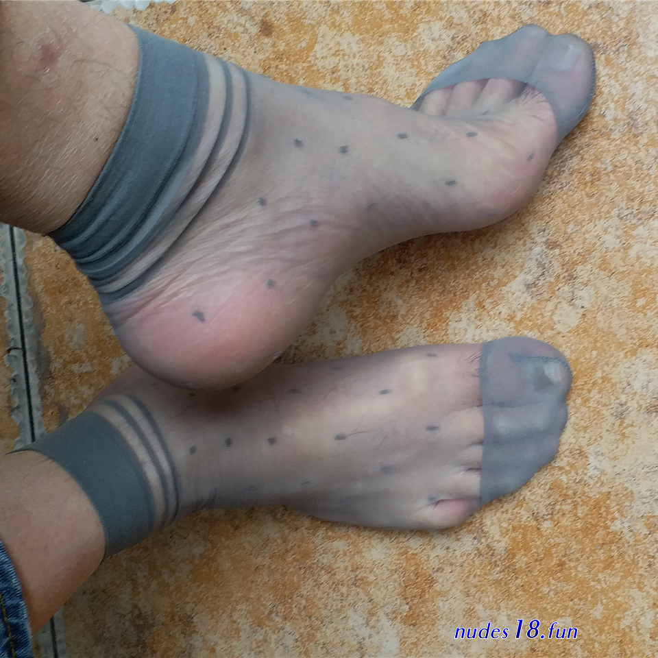 nylon lacy socks fetish mp4
