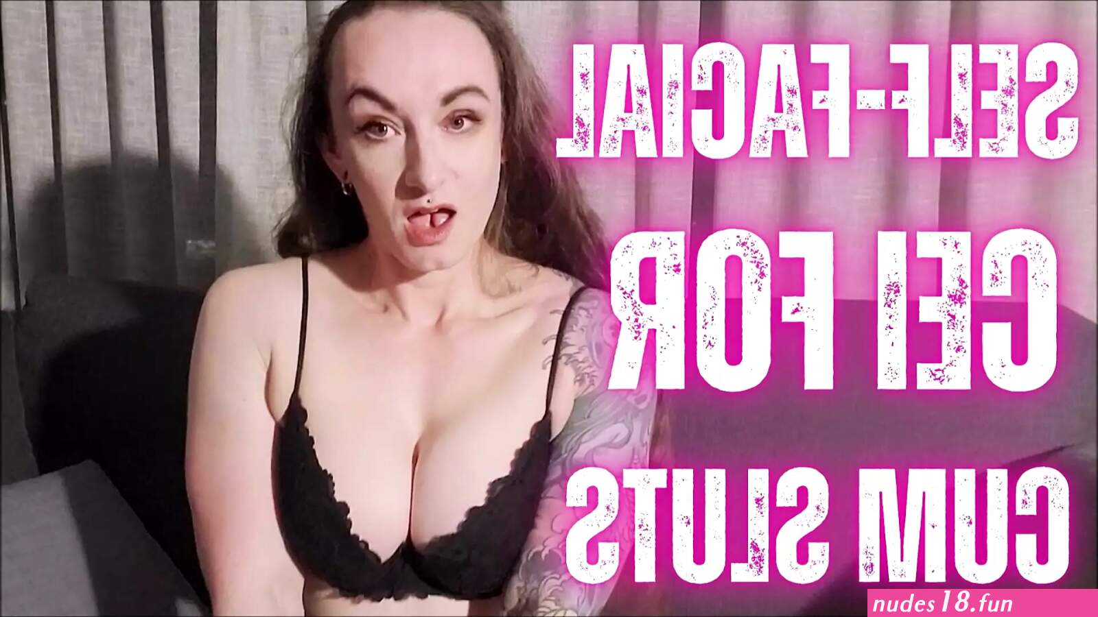 Self-facial CEI for Cum Sluts