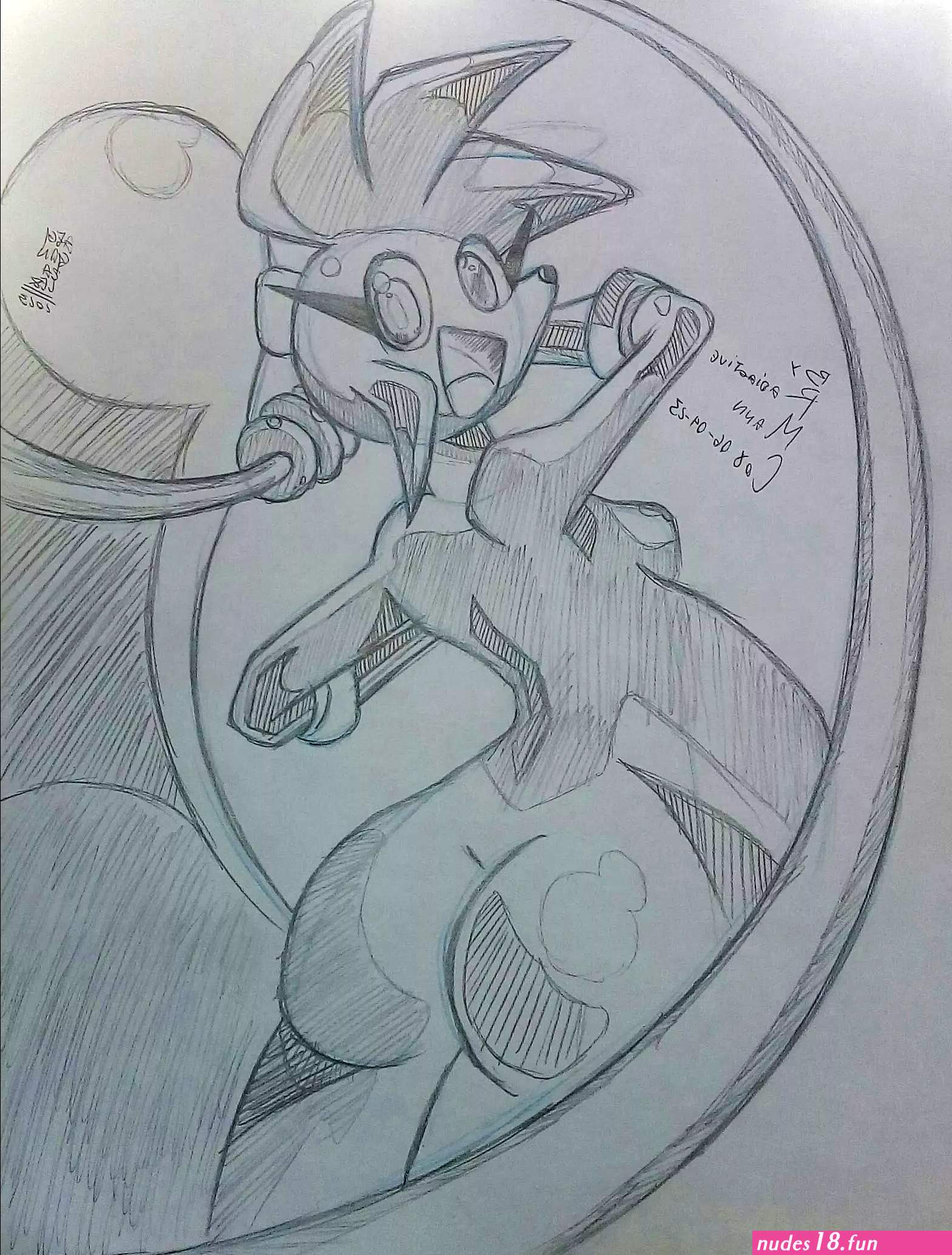 I was bored and I wanted to do this quick drawing Spaicy by the artist Loulou Valenzuela LoulouVZ but while pregnant. Follow me on me Furaffinity xD: