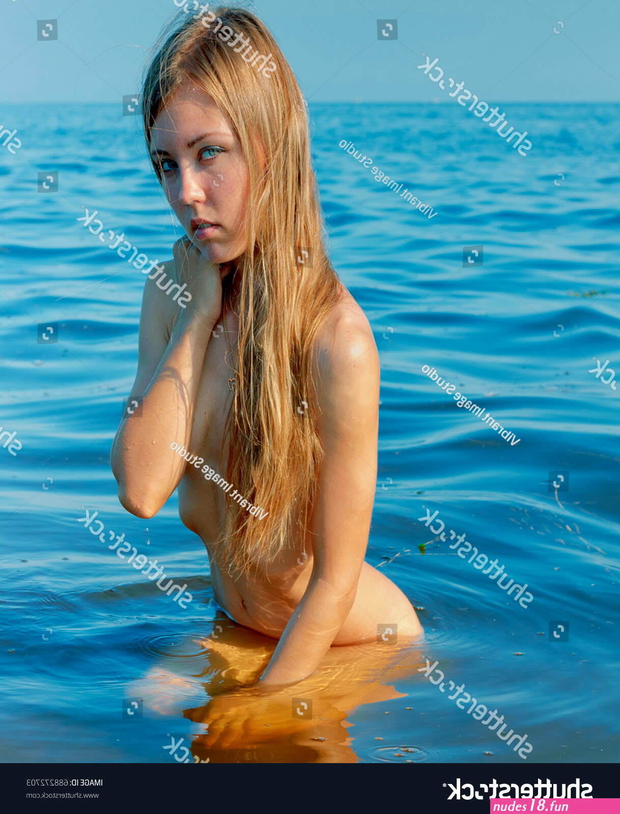 Bare Happiness Nude Beauty Stock Photo 688272703