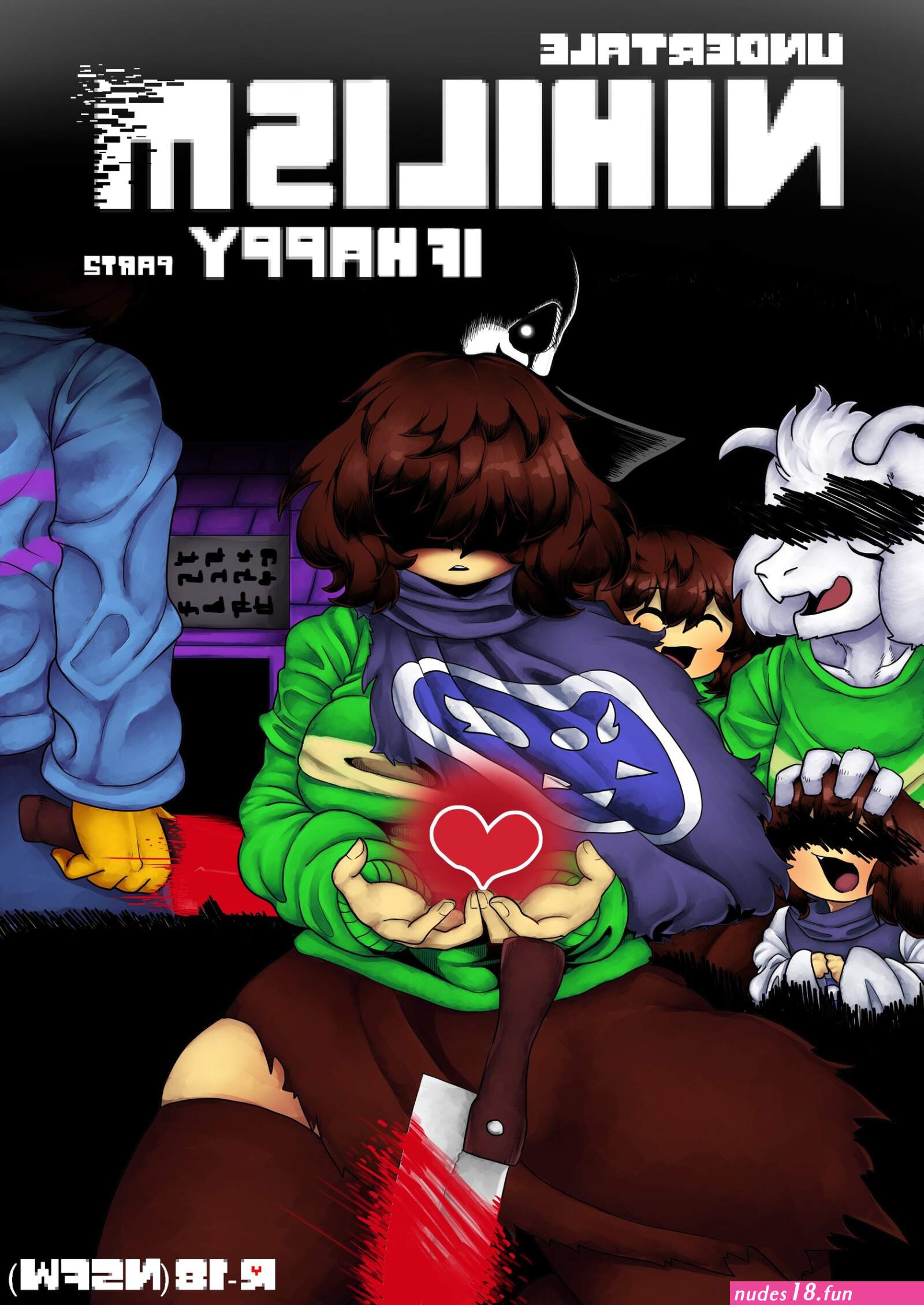 Undertale Nihilism IF HAPPY part 2 Whitewo1f comic porn