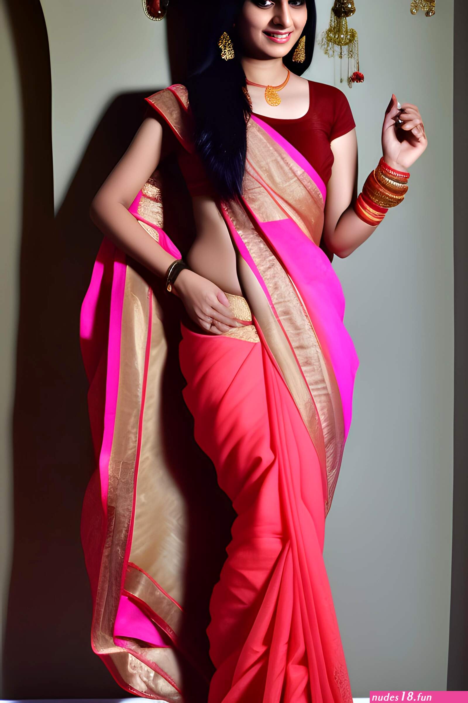 Indian hot bhabhi nude saree