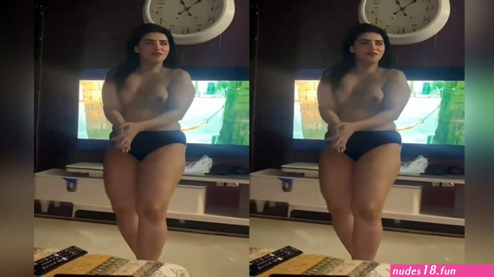 Today Exclusive- Paki Girl Nude Dance In Hindi Songs