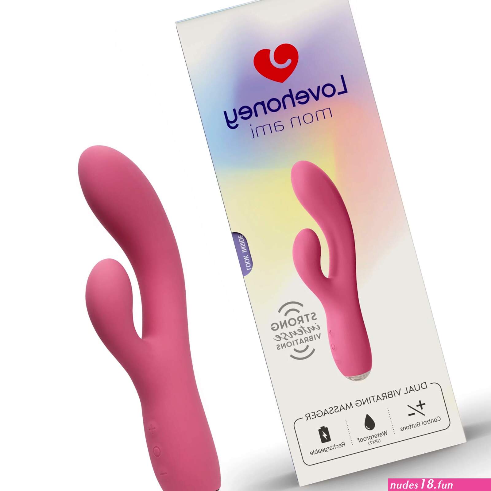 Lovehoney Mon Ami G-Spot Dual Vibrating Massager Light Orchid