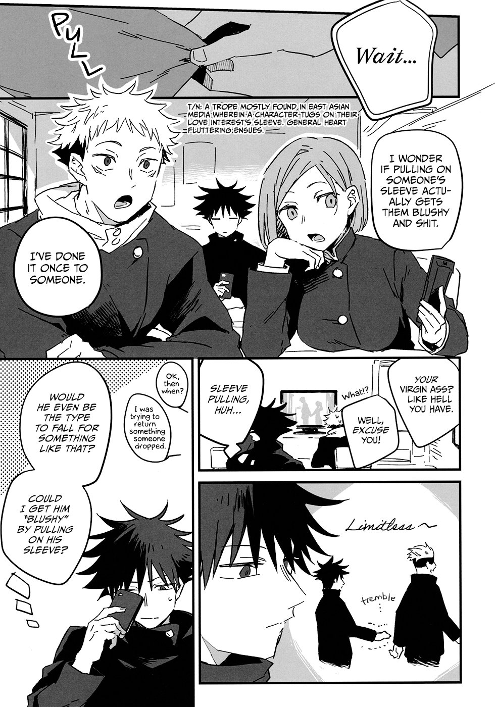 Nikumori Pullin Blushy-Wushy On Your Sleeve In My Uniform
