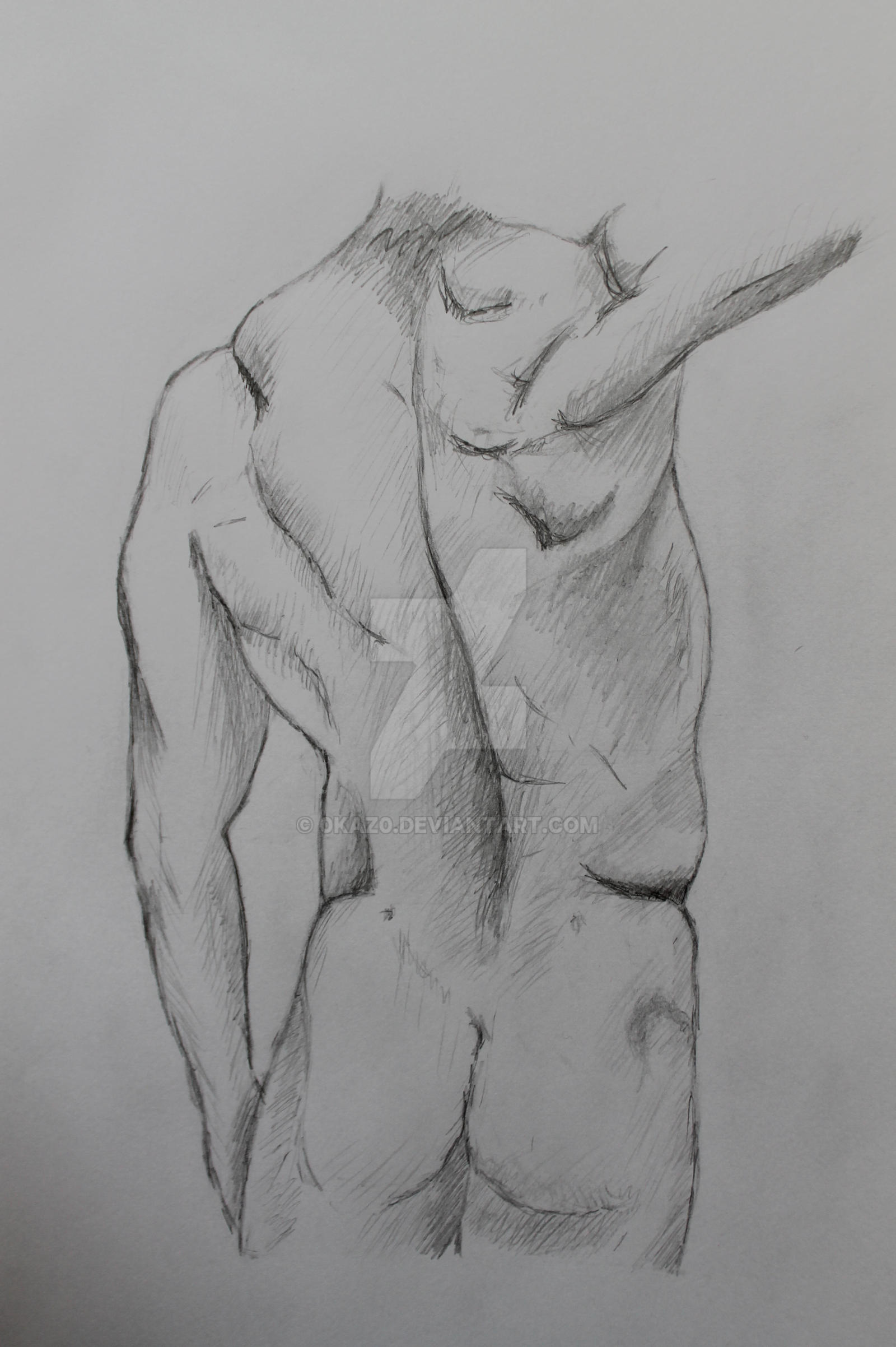 Fast masturbation on paper
