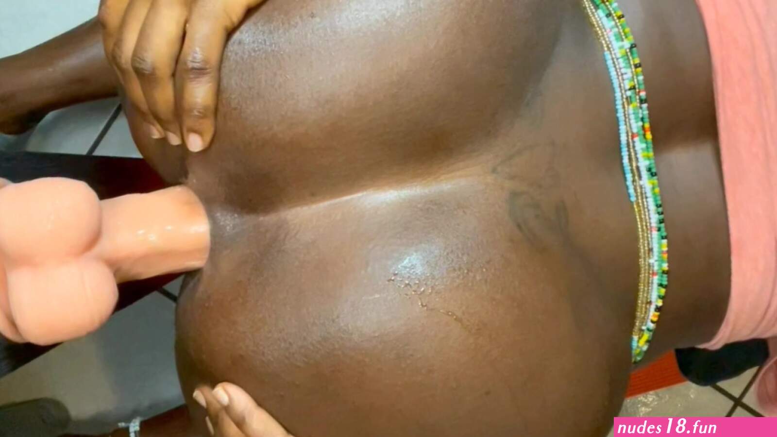Jamming that Dildo balls deep in her Ass till she Gapes